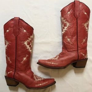Circle G by Corral Embroidered Cowboy Boots